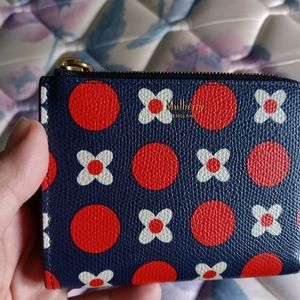 Mulberry part zip coin pouch